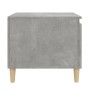 Mesa de centro madera contrachapada gris hormigón 100x50x45 cm