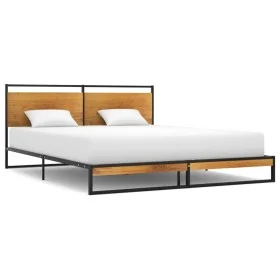 Metal bed frame 140x200 cm by vidaXL, Beds and slatted bases - Ref: Foro24-324865, Price: 137,58 €, Discount: %