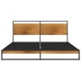 Estructura de cama de metal 140x200 cm de vidaXL, Camas y somieres - Ref: Foro24-324865, Precio: 139,15 €, Descuento: %