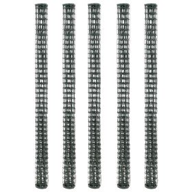 Malla para valla de jardín HDPE 5 unidades 1x1,2 m verde