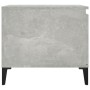 Mesa de centro madera contrachapada gris hormigón 100x50x45 cm