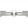 Mesa de centro madera contrachapada gris hormigón 100x50x45 cm