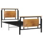 Metal bed frame 100x200 cm by vidaXL, Beds and slatted bases - Ref: Foro24-324870, Price: 104,74 €, Discount: %