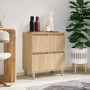 Aparador de madera contrachapada roble Sonoma 60x35x70 cm
