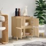 Aparador de madera contrachapada roble Sonoma 60x35x70 cm