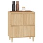 Aparador de madera contrachapada roble Sonoma 60x35x70 cm