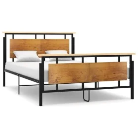 Metal bed frame 140x200 cm by vidaXL, Beds and slatted bases - Ref: Foro24-324872, Price: 134,39 €, Discount: %