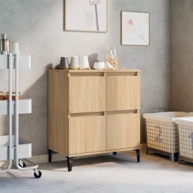 Aparador de madera contrachapada roble Sonoma 60x35x70 cm Aparador de madera contrachapada roble Sonoma 60x35x70 cm