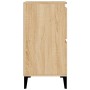 Aparador de madera contrachapada roble Sonoma 60x35x70 cm