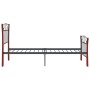 Estructura de cama de metal negra 90x200 cm de vidaXL, Camas y somieres - Ref: Foro24-324876, Precio: 85,47 €, Descuento: %