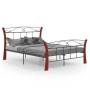 Estructura de cama de metal negra 120x200 cm