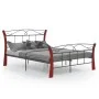 Schwarzer Metallbettrahmen 120x200 cm von vidaXL, Betten und Lattenroste - Ref: Foro24-324878, Preis: 112,89 €, Rabatt: %