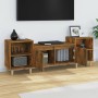 Mueble para TV madera contrachapada roble ahumado 160x35x55 cm en Muebles TV | Comprar online en Foro24