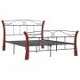 Schwarzer Metallbettrahmen 120x200 cm von vidaXL, Betten und Lattenroste - Ref: Foro24-324878, Preis: 112,89 €, Rabatt: %