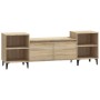 Mueble para TV madera contrachapada roble Sonoma 160x35x55 cm en Muebles TV | Comprar online en Foro24
