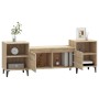 Mueble para TV madera contrachapada roble Sonoma 160x35x55 cm en Muebles TV | Comprar online en Foro24