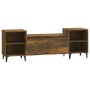 Mueble para TV madera contrachapada roble ahumado 160x35x55 cm en Muebles TV | Comprar online en Foro24