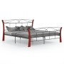 Estructura de cama de metal negra 140x200 cm de vidaXL, Camas y somieres - Ref: Foro24-324879, Precio: 146,16 €