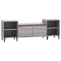 Mueble para TV madera contrachapada gris Sonoma 160x35x55 cm en Muebles TV | Comprar online en Foro24