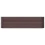 Brown powder coated steel flower bed planter 260x40x68 cm by vidaXL, Pots and planters - Ref: Foro24-318905, Price: 76,19 €, ...
