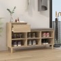 Mueble zapatero madera contrachapada roble Sonoma 102x36x60 cm