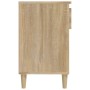 Mueble zapatero madera contrachapada roble Sonoma 102x36x60 cm