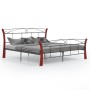 Estructura de cama de metal negra 180x200 cm