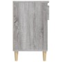 Mueble zapatero madera contrachapada gris Sonoma 102x36x60 cm