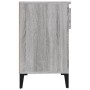 Mueble zapatero madera contrachapada gris Sonoma 102x36x60 cm