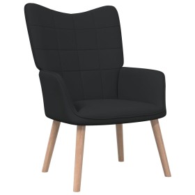 Entspannungssessel aus schwarzem Stoff von vidaXL, Sessel - Ref: Foro24-327925, Preis: 119,55 €, Rabatt: %