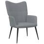 Relaxsessel mit Fußstütze aus hellgrauem Stoff von vidaXL, Sessel - Ref: Foro24-327952, Preis: 114,05 €, Rabatt: %
