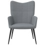 Relaxsessel mit Fußstütze aus hellgrauem Stoff von vidaXL, Sessel - Ref: Foro24-327952, Preis: 114,05 €, Rabatt: %