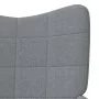 Relaxation chair with footrest light gray fabric by vidaXL, Armchairs - Ref: Foro24-327952, Price: 112,24 €, Discount: %