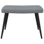 Relaxsessel mit Fußstütze aus hellgrauem Stoff von vidaXL, Sessel - Ref: Foro24-327952, Preis: 114,05 €, Rabatt: %