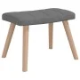 Rocking chair with footrest in dark gray fabric by vidaXL, Rocking chairs - Ref: Foro24-328019, Price: 130,08 €, Discount: %