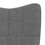 Rocking chair with footrest in dark gray fabric by vidaXL, Rocking chairs - Ref: Foro24-328019, Price: 130,08 €, Discount: %