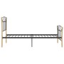 Schwarzer Metallbettrahmen 90x200 cm von vidaXL, Betten und Lattenroste - Ref: Foro24-324883, Preis: 89,93 €, Rabatt: %