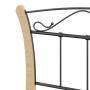 Schwarzer Metallbettrahmen 90x200 cm von vidaXL, Betten und Lattenroste - Ref: Foro24-324883, Preis: 89,93 €, Rabatt: %