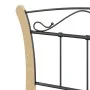 Schwarzer Metallbettrahmen 90x200 cm von vidaXL, Betten und Lattenroste - Ref: Foro24-324883, Preis: 89,67 €, Rabatt: %