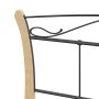 Black metal bed frame 120x200 cm by vidaXL, Beds and slatted bases - Ref: Foro24-324885, Price: 97,04 €, Discount: %