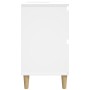 Armario para lavabo madera contrachapada blanco 80x33x60 cm