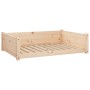 Cama para perros madera maciza de pino 95,5x65,5x28 cm