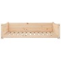 Cama para perros madera maciza de pino 105,5x75,5x28 cm