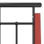 Bettgestell aus Metall und massivem Eichenholz 140x200 cm von vidaXL, Betten und Lattenroste - Ref: Foro24-324893, Preis: 98,...