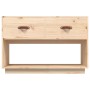 Mueble de TV de madera maciza de pino 90x40x60 cm