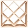 Botellero de madera maciza de pino 62x25x62 cm