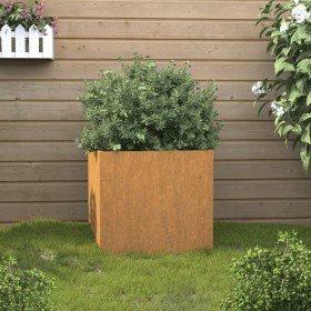 Jardinera de acero corten 32x30x29 cm Jardinera de acero corten 32x30x29 cm