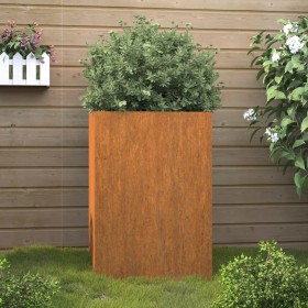 Jardinera de acero corten 42x38x75 cm Jardinera de acero corten 42x38x75 cm