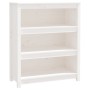 Estantería madera maciza de pino blanca 80x35x97 cm en Librerías y estanterías | Comprar online en Foro24
