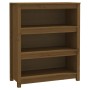 Estantería madera maciza de pino marrón miel 80x35x97 cm en Librerías y estanterías | Comprar online en Foro24